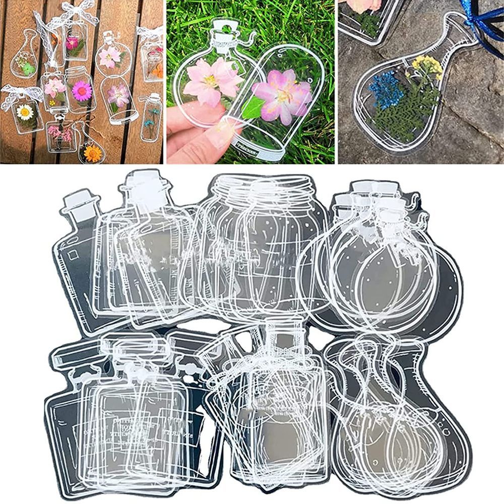30Pcs DIY Transparent Dried Fl - مراجعة Dried Flower Bookmark وسعره
