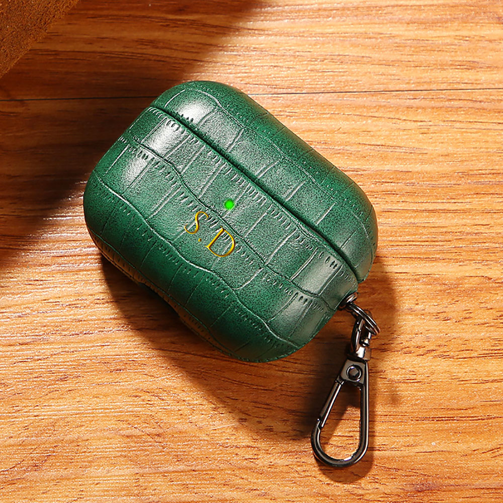 For Airpods 1 2 3 4 Pro 2 Luxu - مراجعة Monogram Keychain Leather وسعره