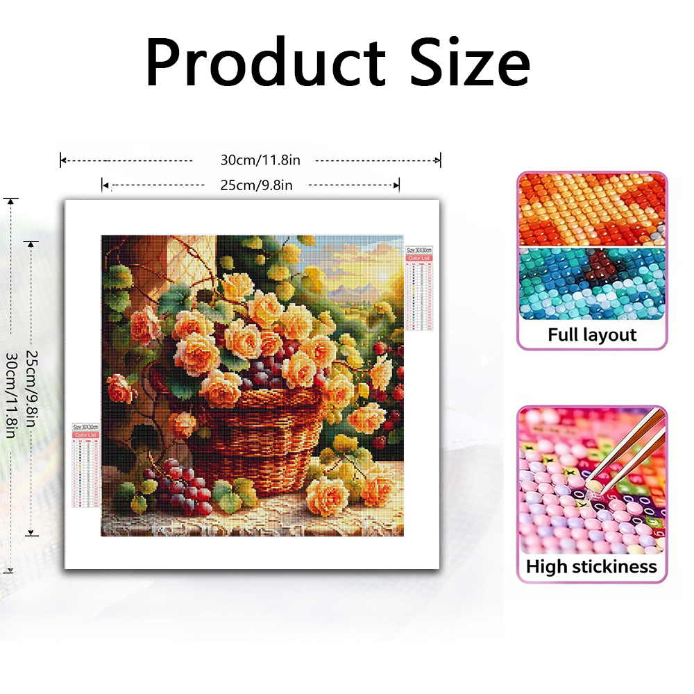 Flower Diamond Painting Kit Fu - مراجعة Photo Mosaic Print وسعره