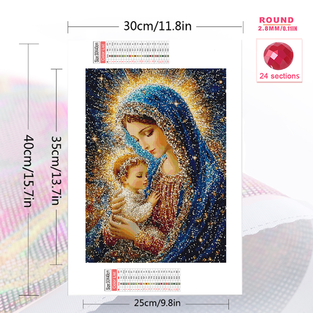 1PC frameless  Diamond Embroid - مراجعة Photo Mosaic Print وسعره