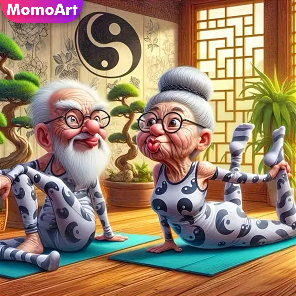 Momoart Old People Diamond Mos - مراجعة Photo Mosaic Print وسعره