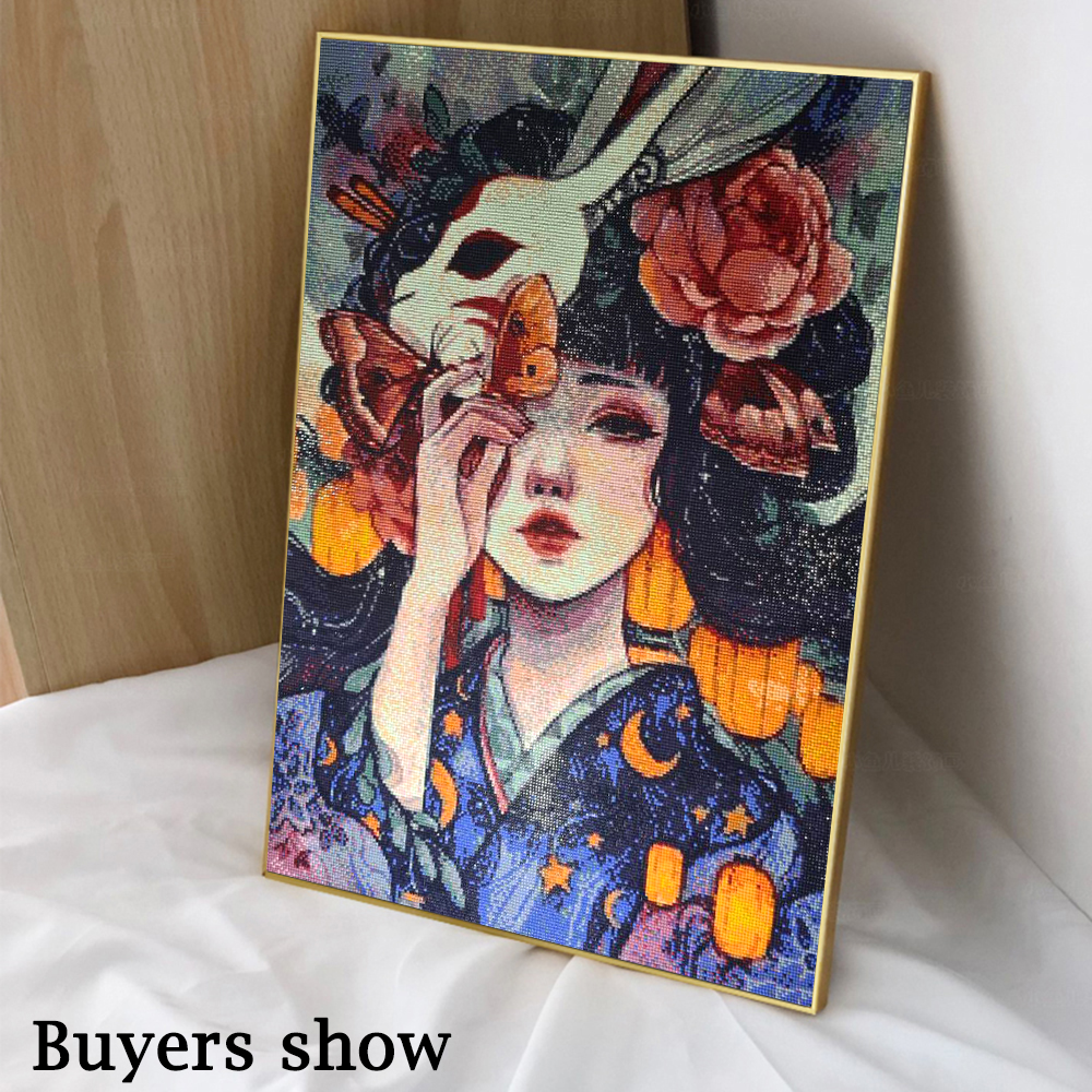 1PC frameless 5D Diy Diamond P - مراجعة Photo Mosaic Print وسعره