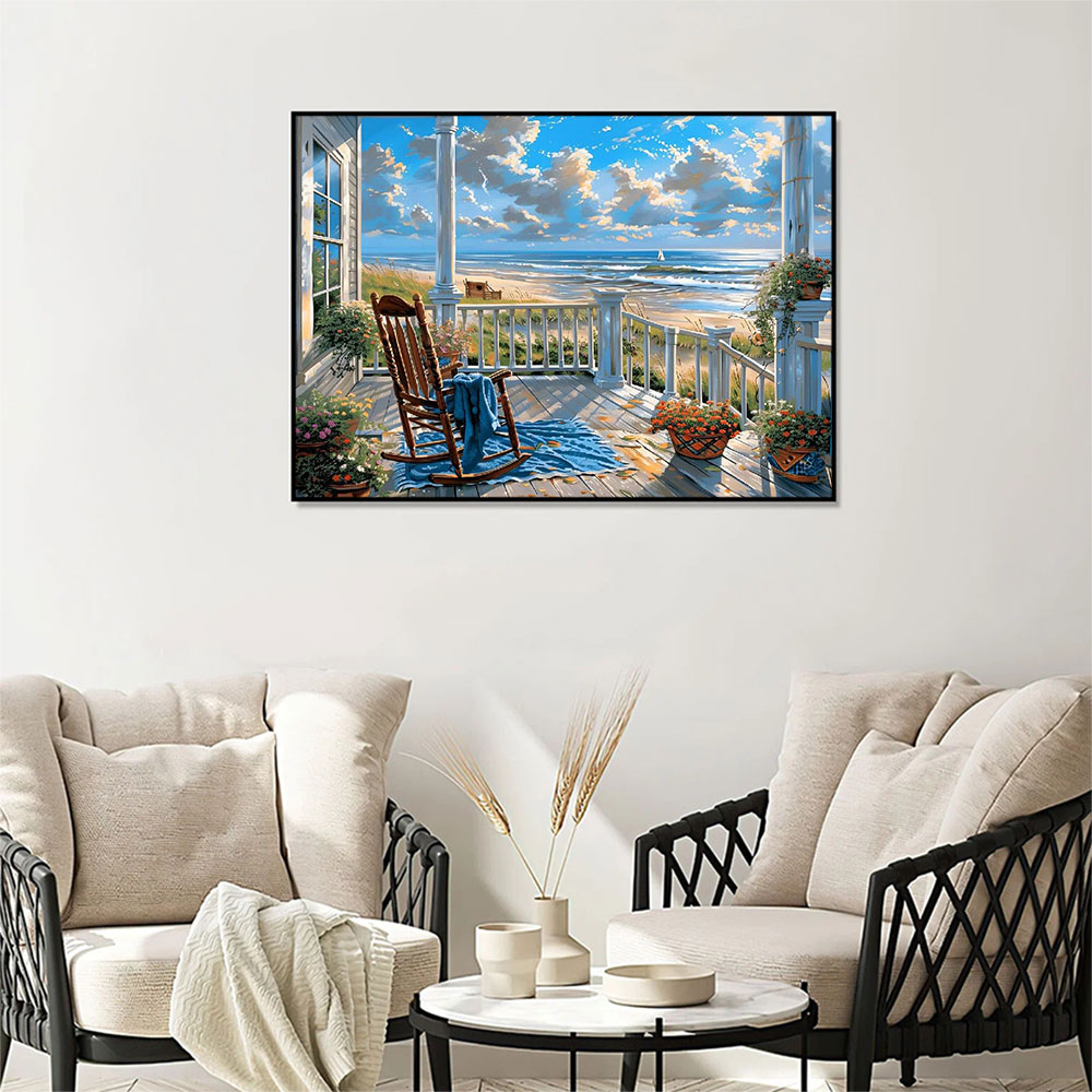 1PC frameless  Full Square Rou - مراجعة Photo Mosaic Print وسعره