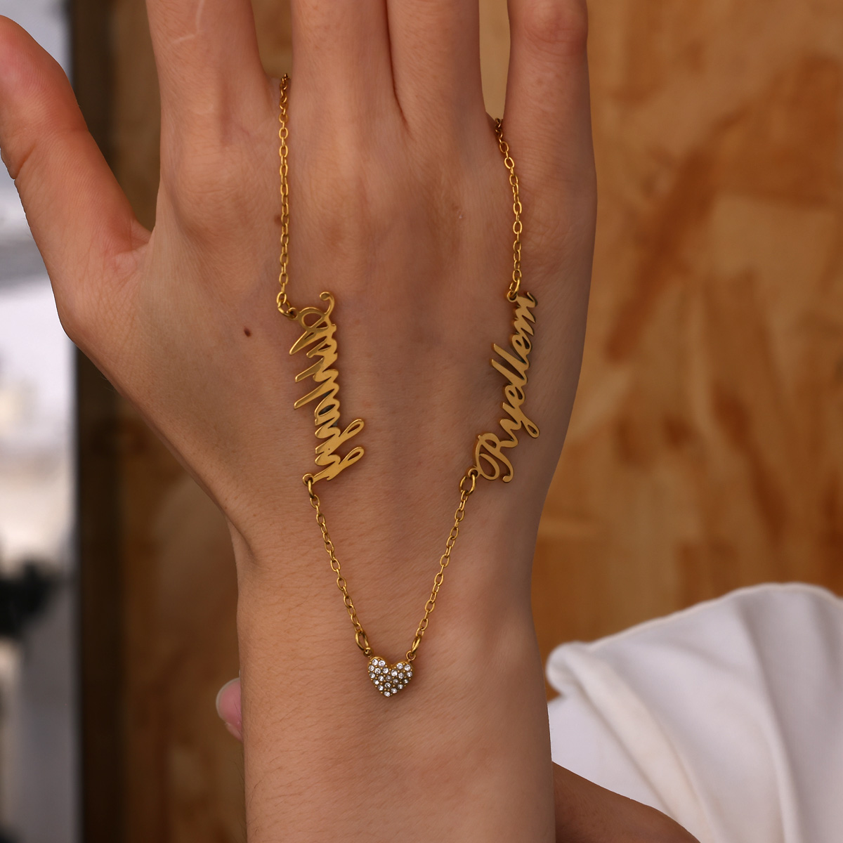 Custom Two Name Necklace For W - مراجعة Name Necklace Custom وسعره