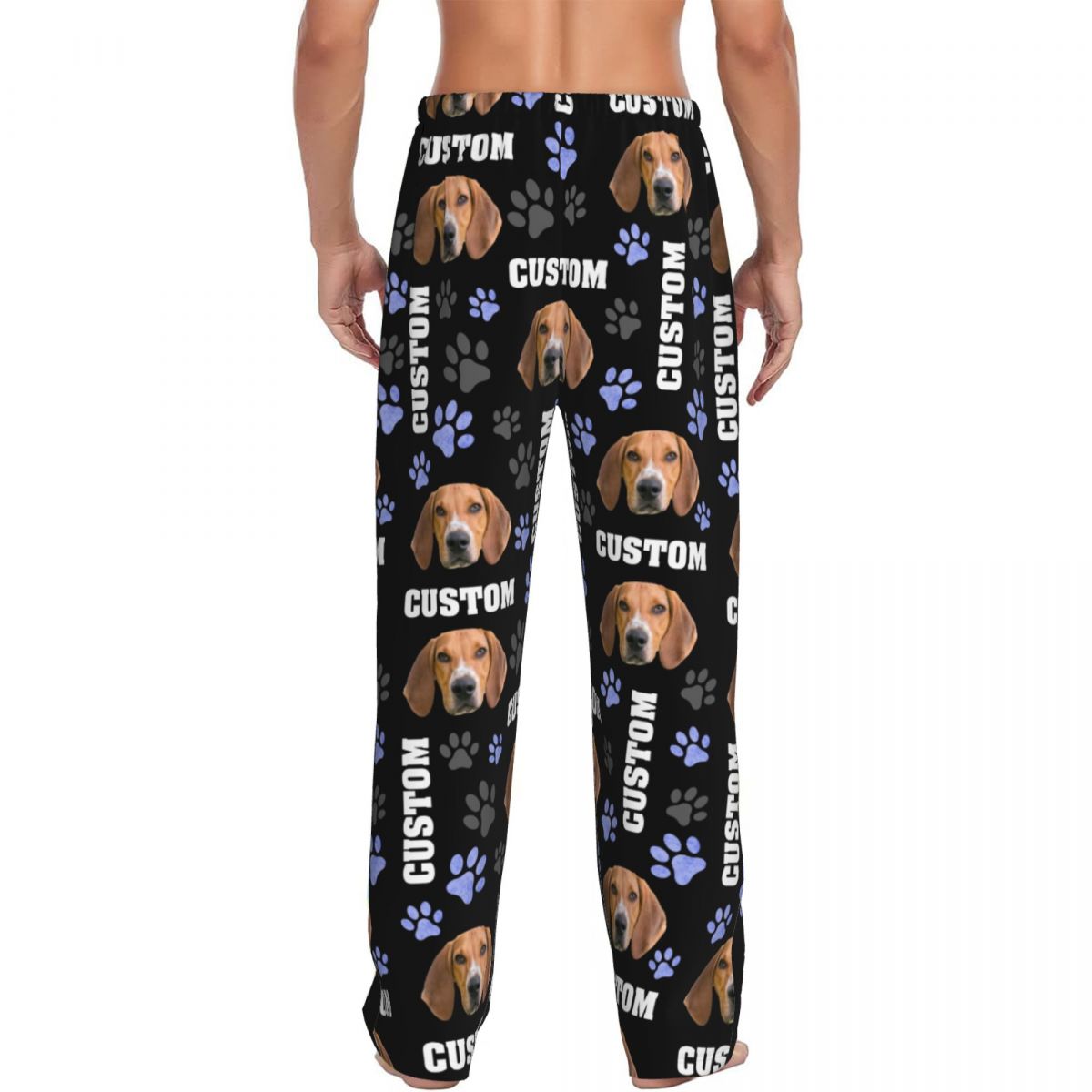 Men Custom Dog Photo Pajama Pa - مراجعة Pet Portrait Custom وسعره