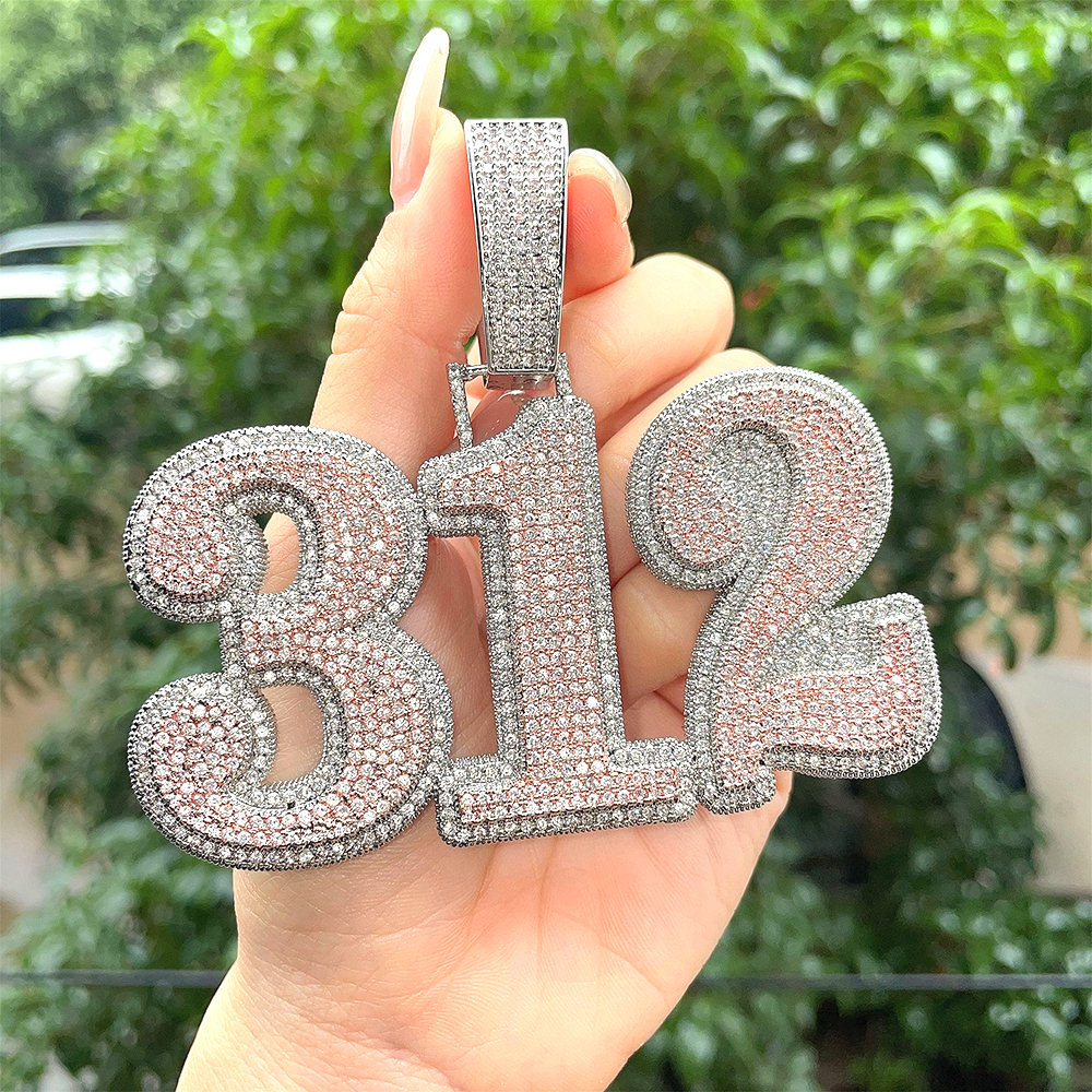 BIG Customized Name Letters Ic - مراجعة Name Necklace Custom وسعره