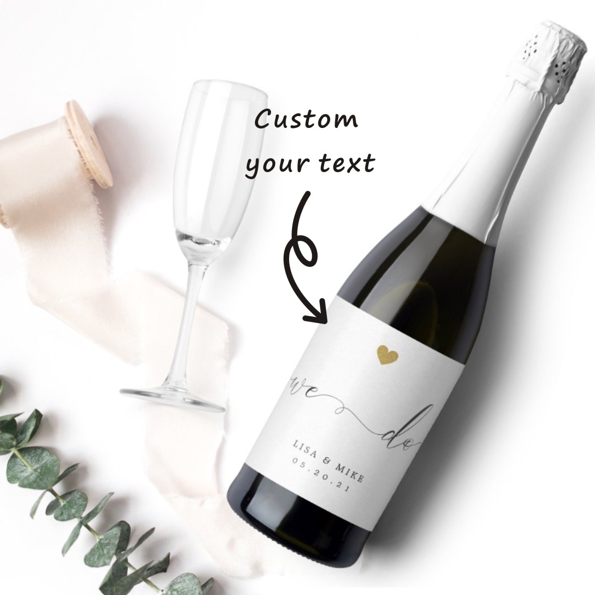 30pcs Wedding Wine Bottle Labe - مراجعة Personalized Name Box وسعره
