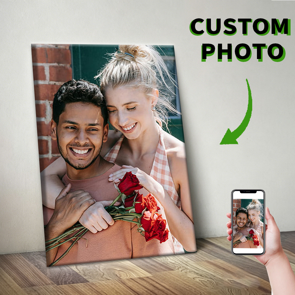 1 Pc Customized Photos on Canv - مراجعة Engraved Wood Frame وسعره