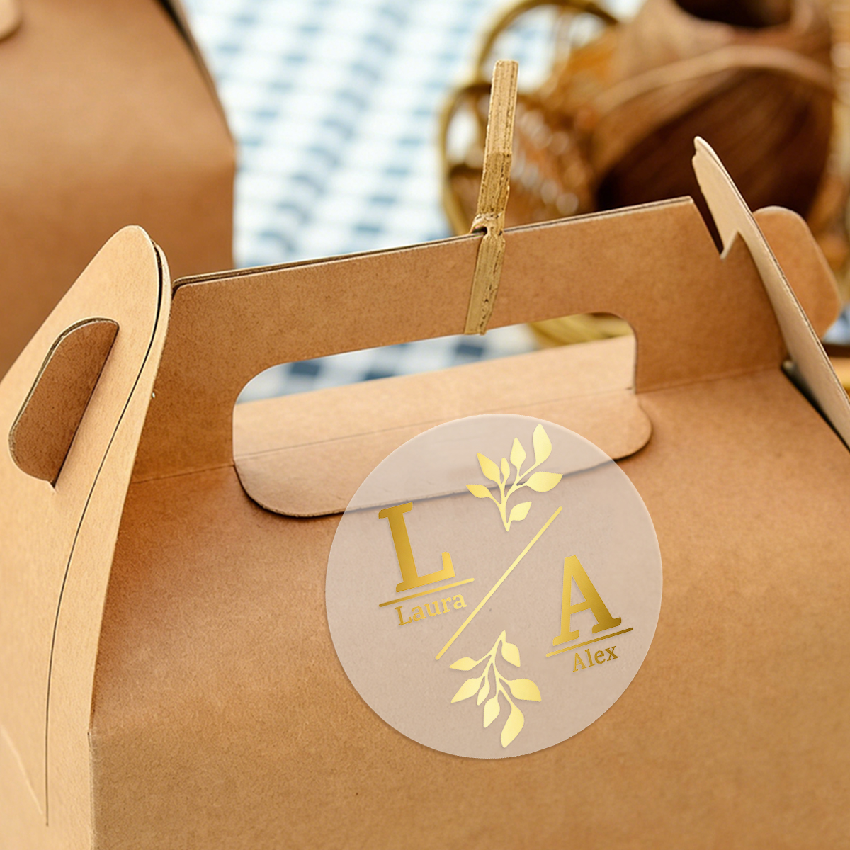30/60/120/240pcs Custom Text R - مراجعة Personalised Candle Label وسعره