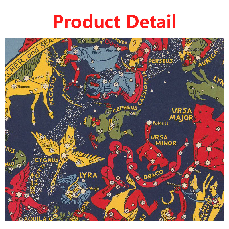1pc Celestial Planisphere Map  - مراجعة Custom Star Map وسعره