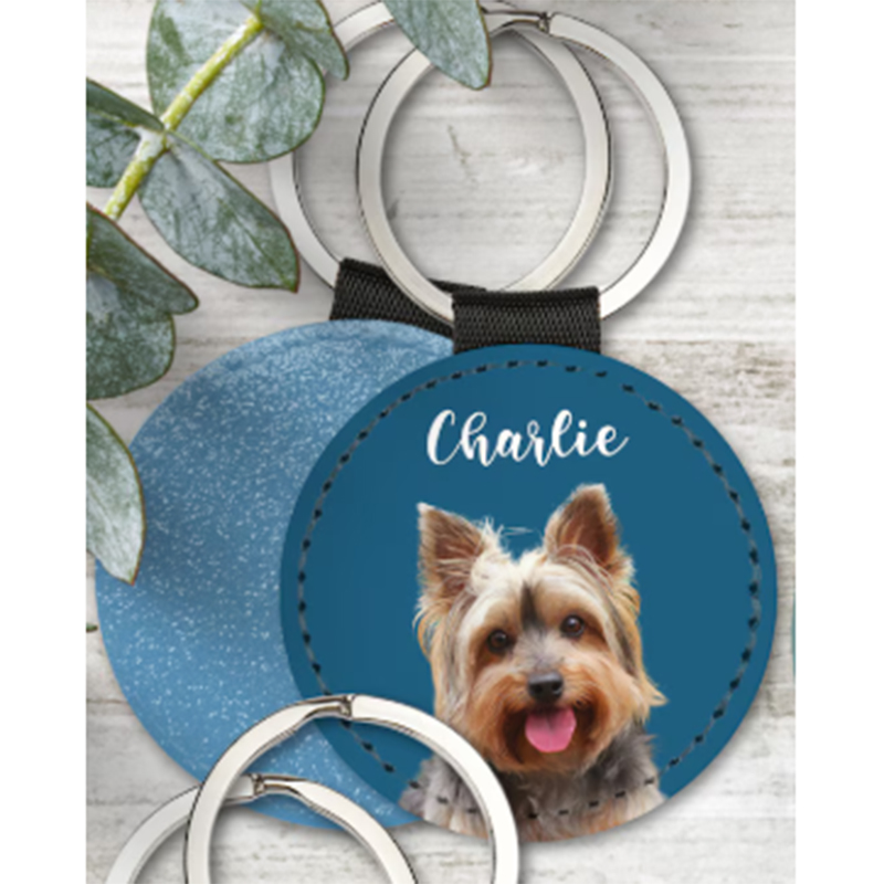 Custom Pet Photo Keychain Pers - مراجعة Pet Portrait Custom وسعره
