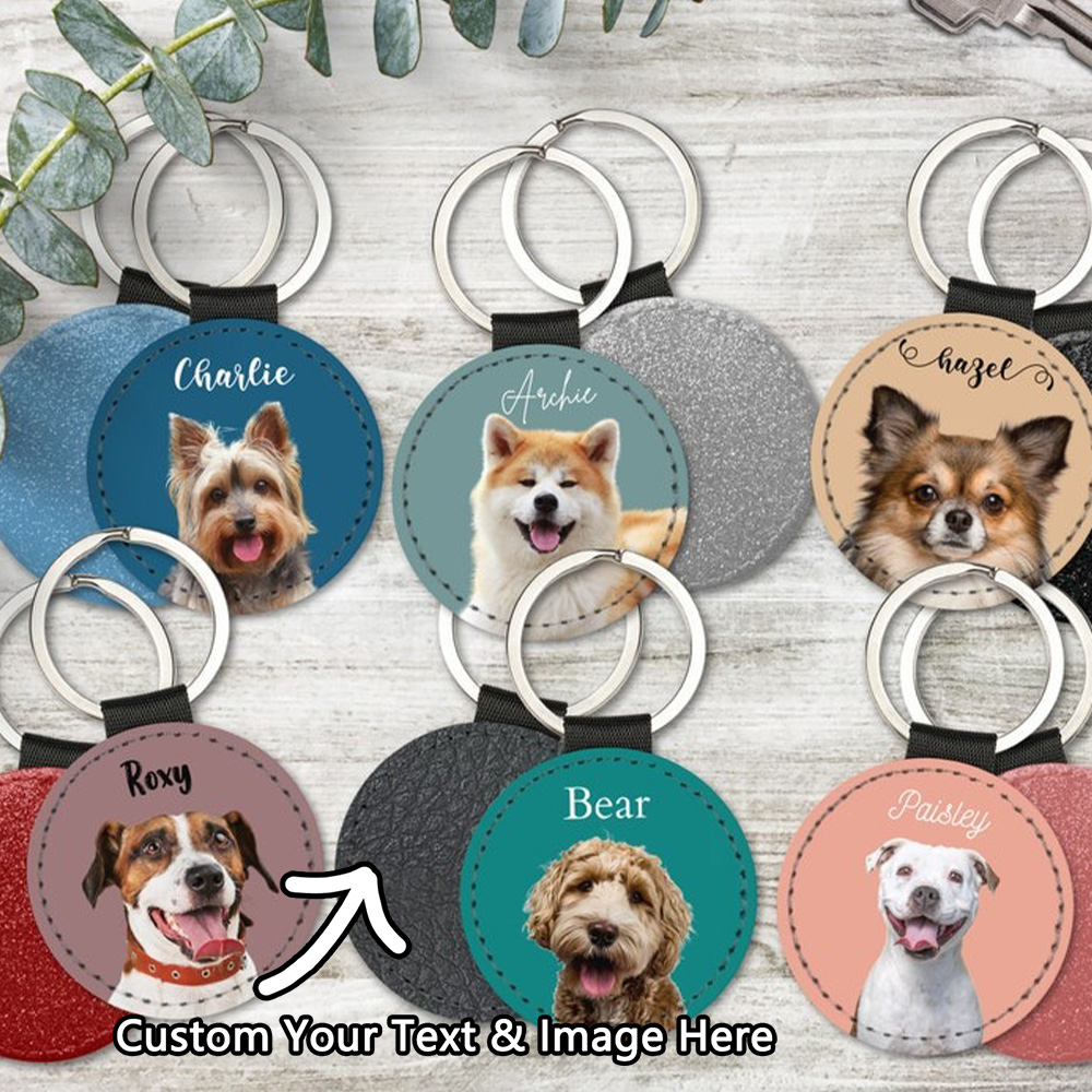 Custom Pet Photo Keychain Pers - مراجعة Pet Portrait Custom وسعره
