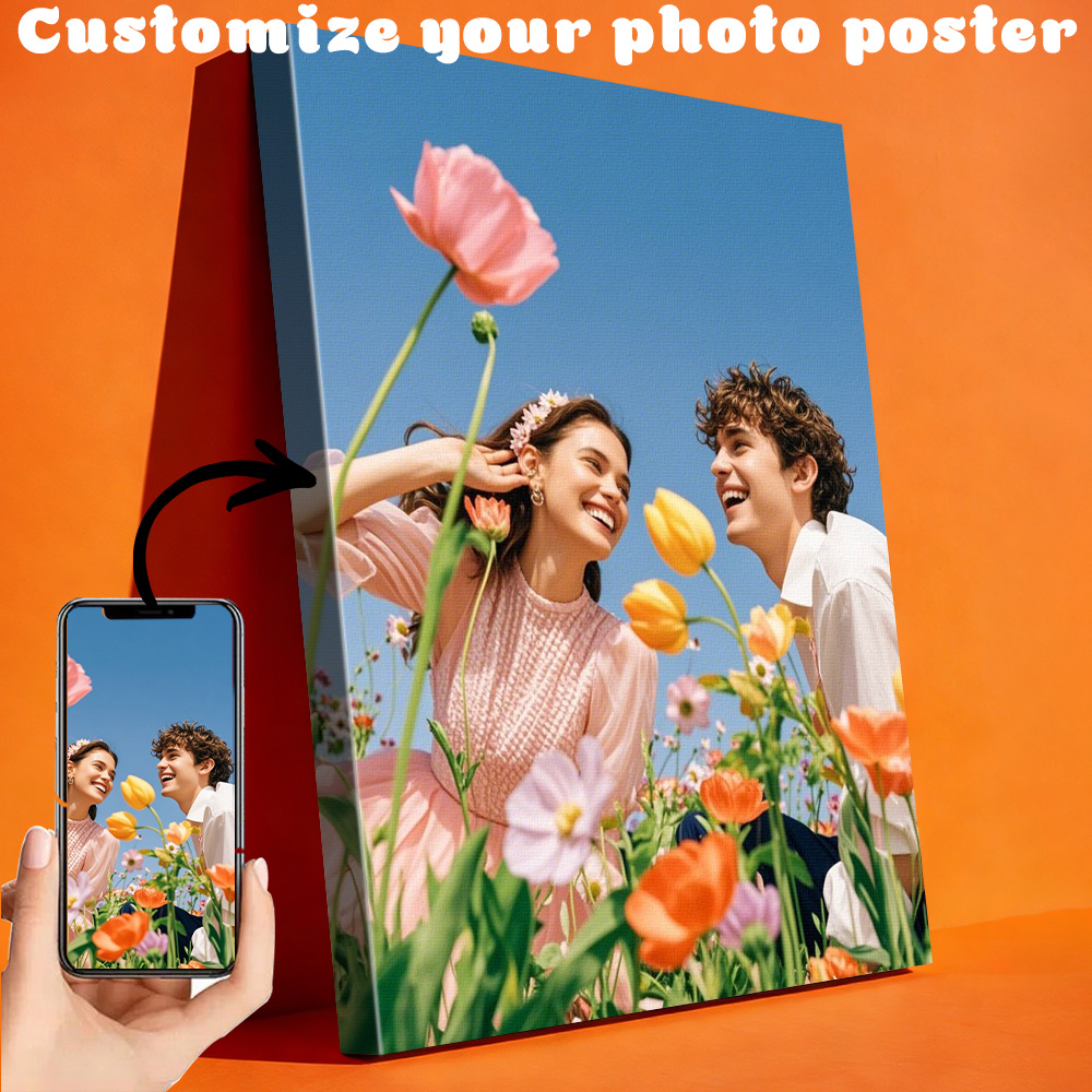 1 customized photo canvas, opt - مراجعة Engraved Wood Frame وسعره