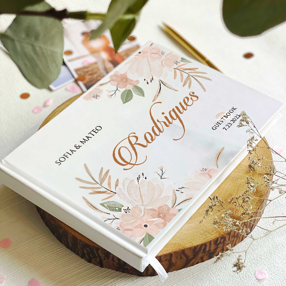 Custom Wedding White Guest Boo - مراجعة Custom Photo Book وسعره