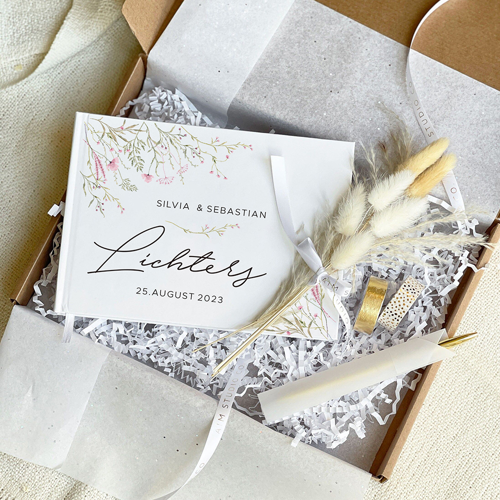 Custom Wedding White Guest Boo - مراجعة Custom Photo Book وسعره