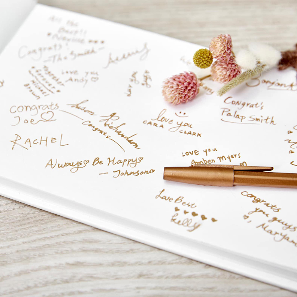 Custom Wedding White Guest Boo - مراجعة Custom Photo Book وسعره