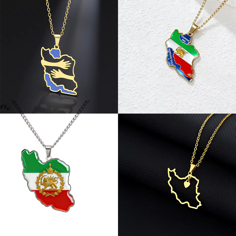 Lucktune Iran Map Pendant Neck - مراجعة Custom Star Map وسعره