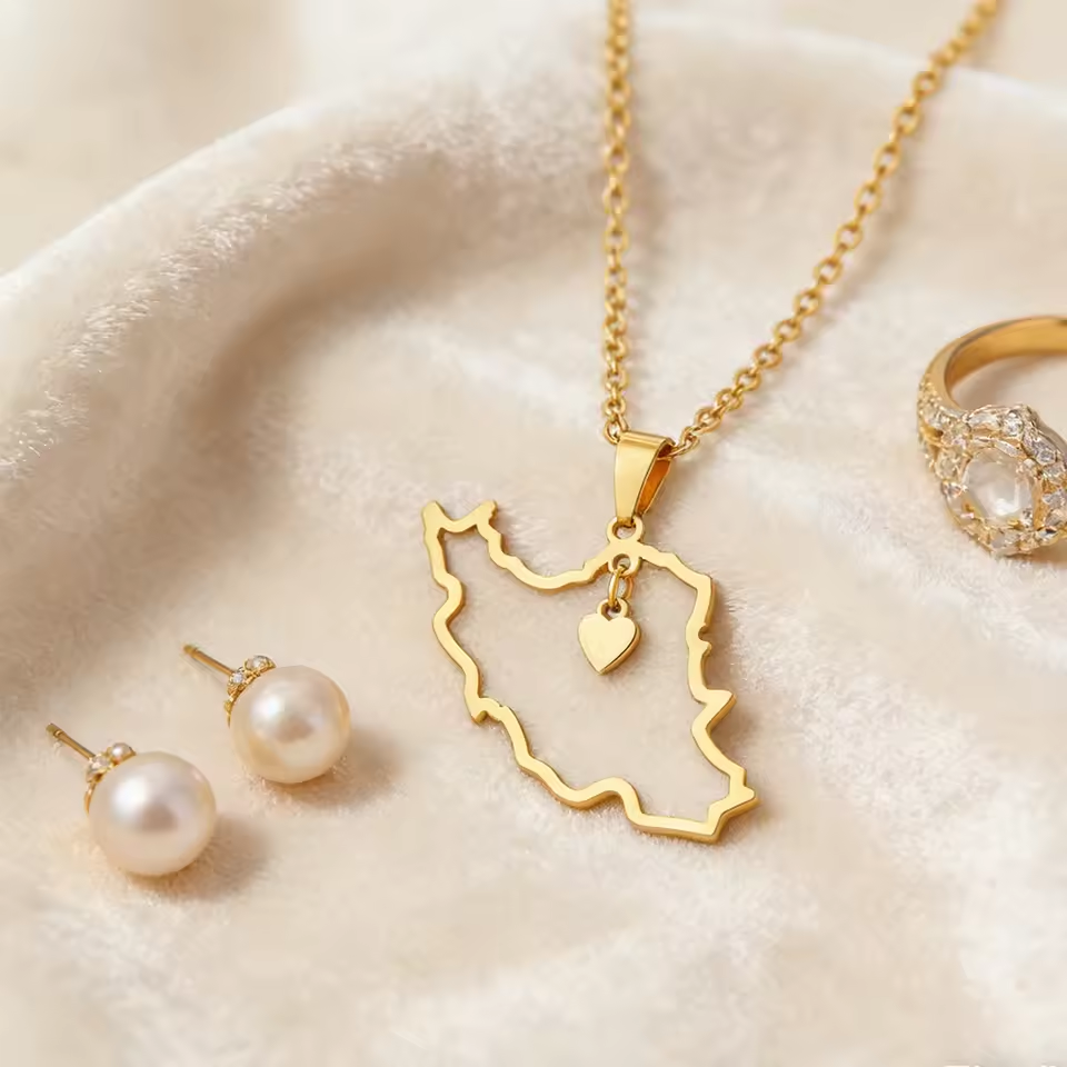 Lucktune Iran Map Pendant Neck - مراجعة Custom Star Map وسعره