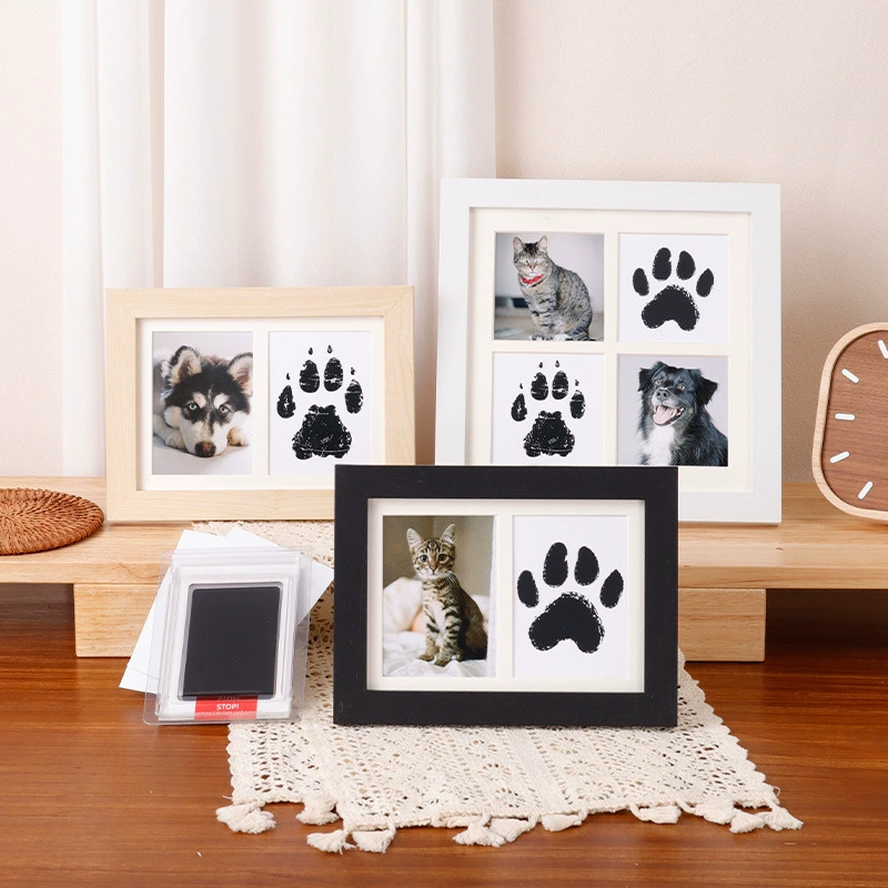 Diy Wooden Baby Pet Paw Print  - مراجعة Engraved Wood Frame وسعره