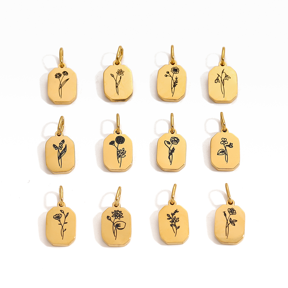 Chic Hot Sale Birth Month Crys - مراجعة Birth Flower Necklace وسعره