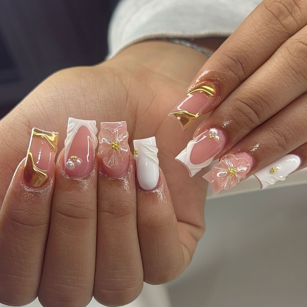 24Pcs Sweet Medium Square Fals - مراجعة Pressed Flower Art وسعره
