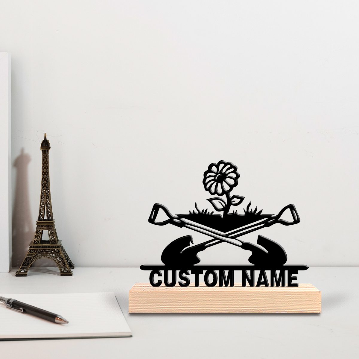 A modern minimalist customizat - مراجعة Engraved Wood Frame وسعره