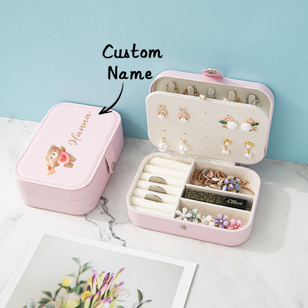 1 customized name jewelry box, - مراجعة Name Necklace Custom وسعره