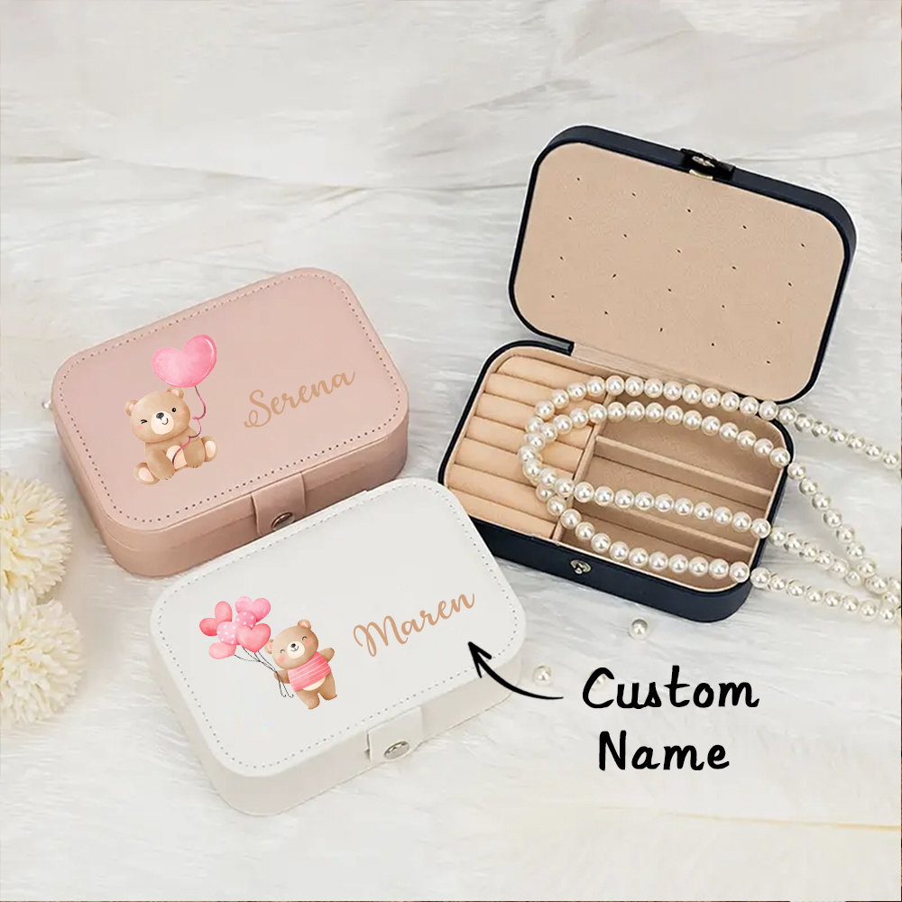 1 customized name jewelry box, - مراجعة Name Necklace Custom وسعره