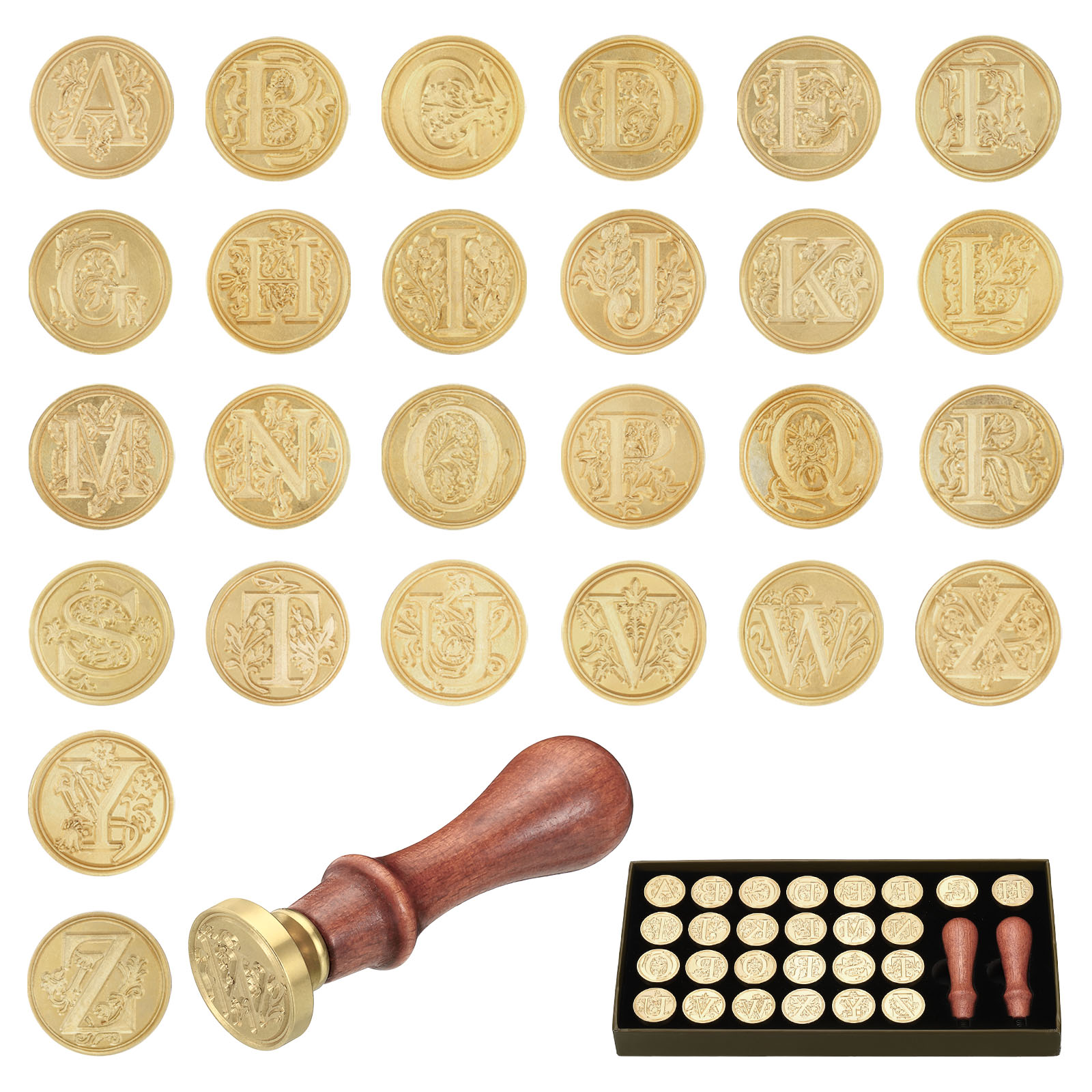 Alphabet Wax Seal Stamp Kit, 2 - مراجعة Wax Seal Letter Kit وسعره
