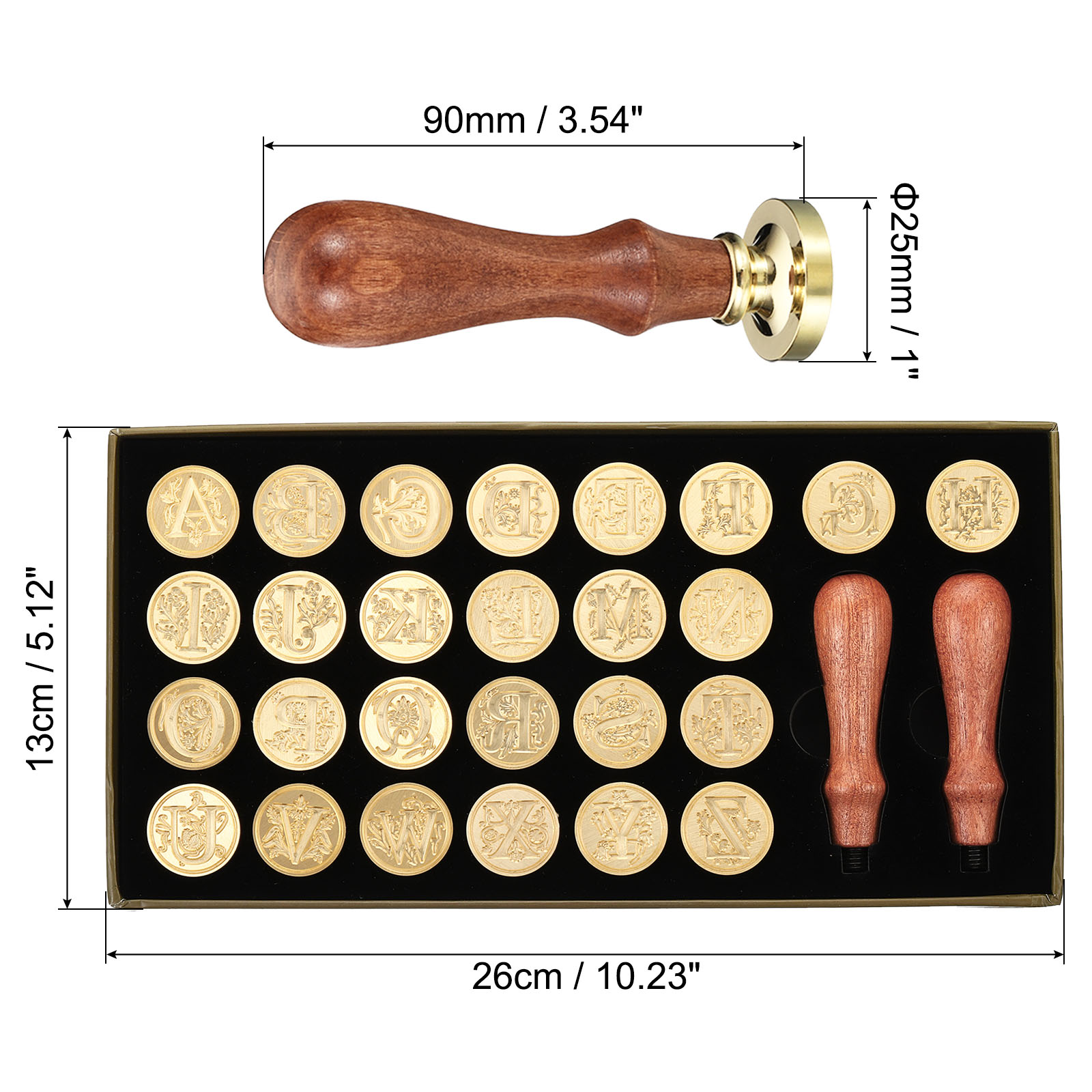 Alphabet Wax Seal Stamp Kit, 2 - مراجعة Wax Seal Letter Kit وسعره