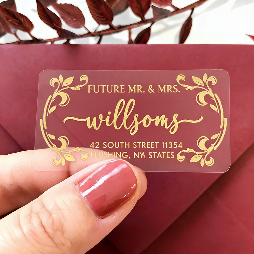 Custom Gold Foil Labels Person - مراجعة Personalised Candle Label وسعره