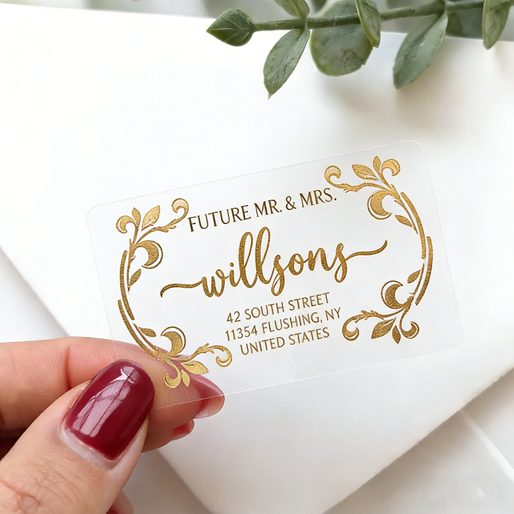 Custom Gold Foil Labels Person - مراجعة Personalised Candle Label وسعره