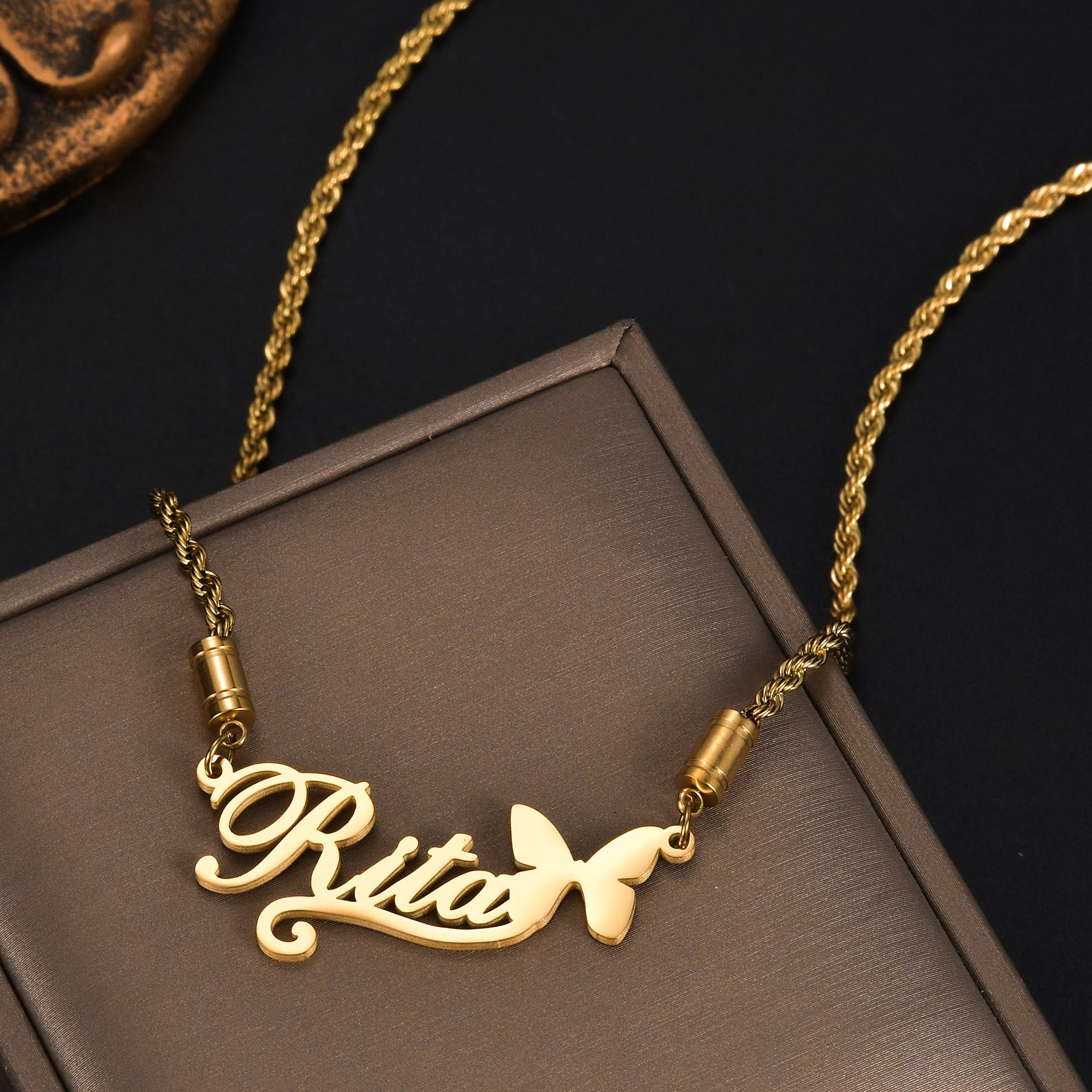 Atoztide Personalized Custom N - مراجعة Birth Flower Necklace وسعره