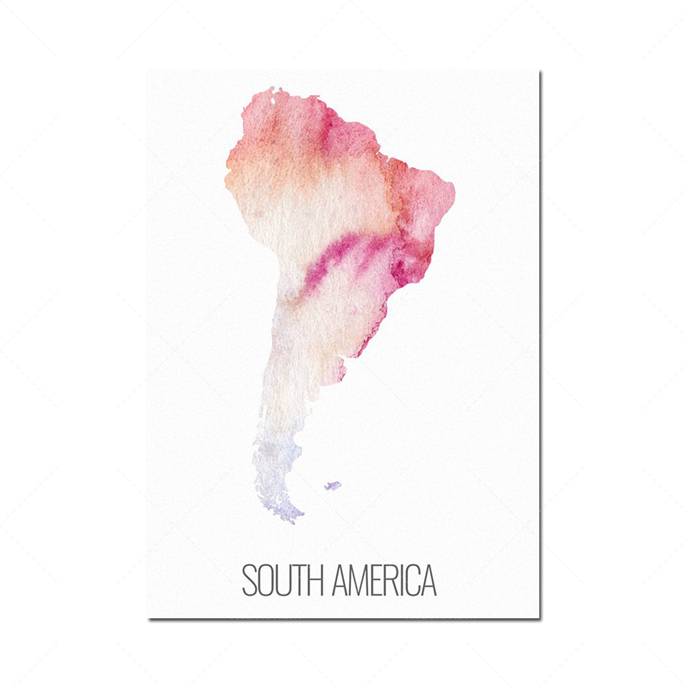6 continent poster set, North  - مراجعة Custom Star Map وسعره