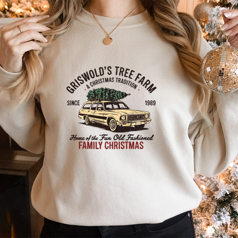 Family Christmas Tree Farm Gra - مراجعة Family Tree Print وسعره