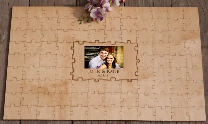 Custom Wooden photo  Puzzle Gu - مراجعة Custom Photo Book وسعره