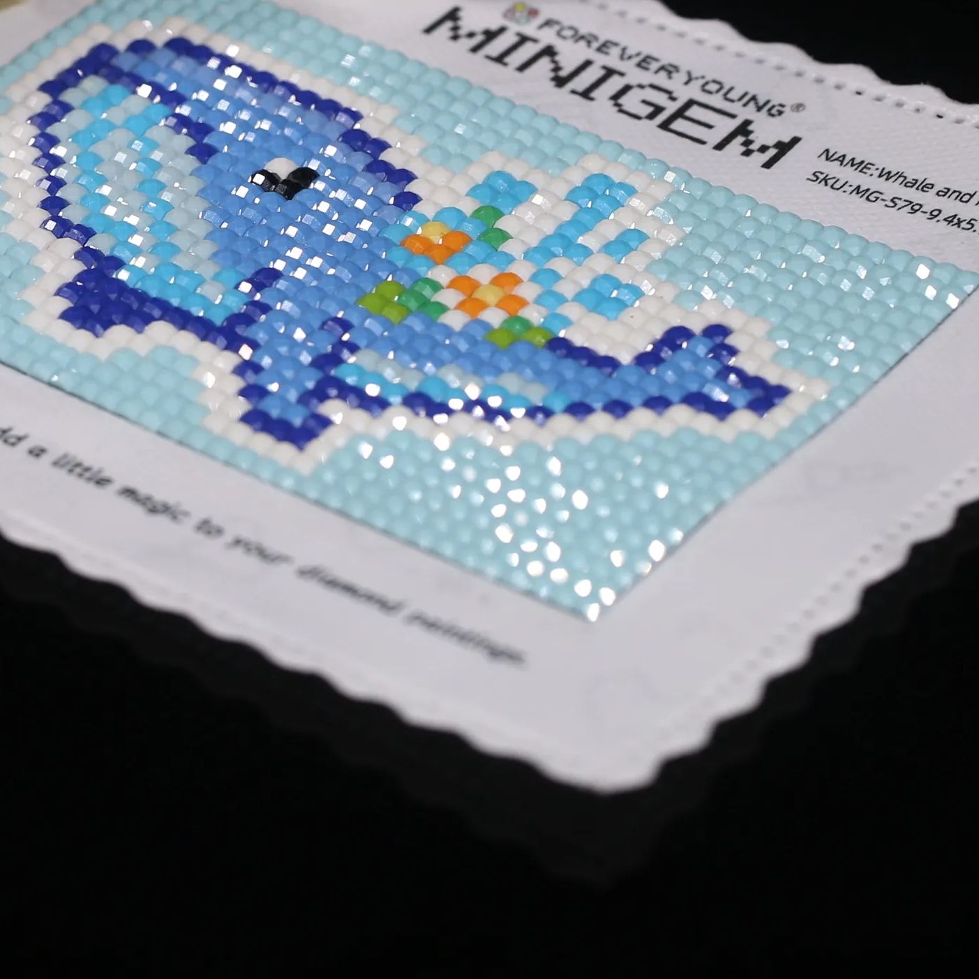 Minigem®: Whale and Flower 9.4 - مراجعة Photo Mosaic Print وسعره