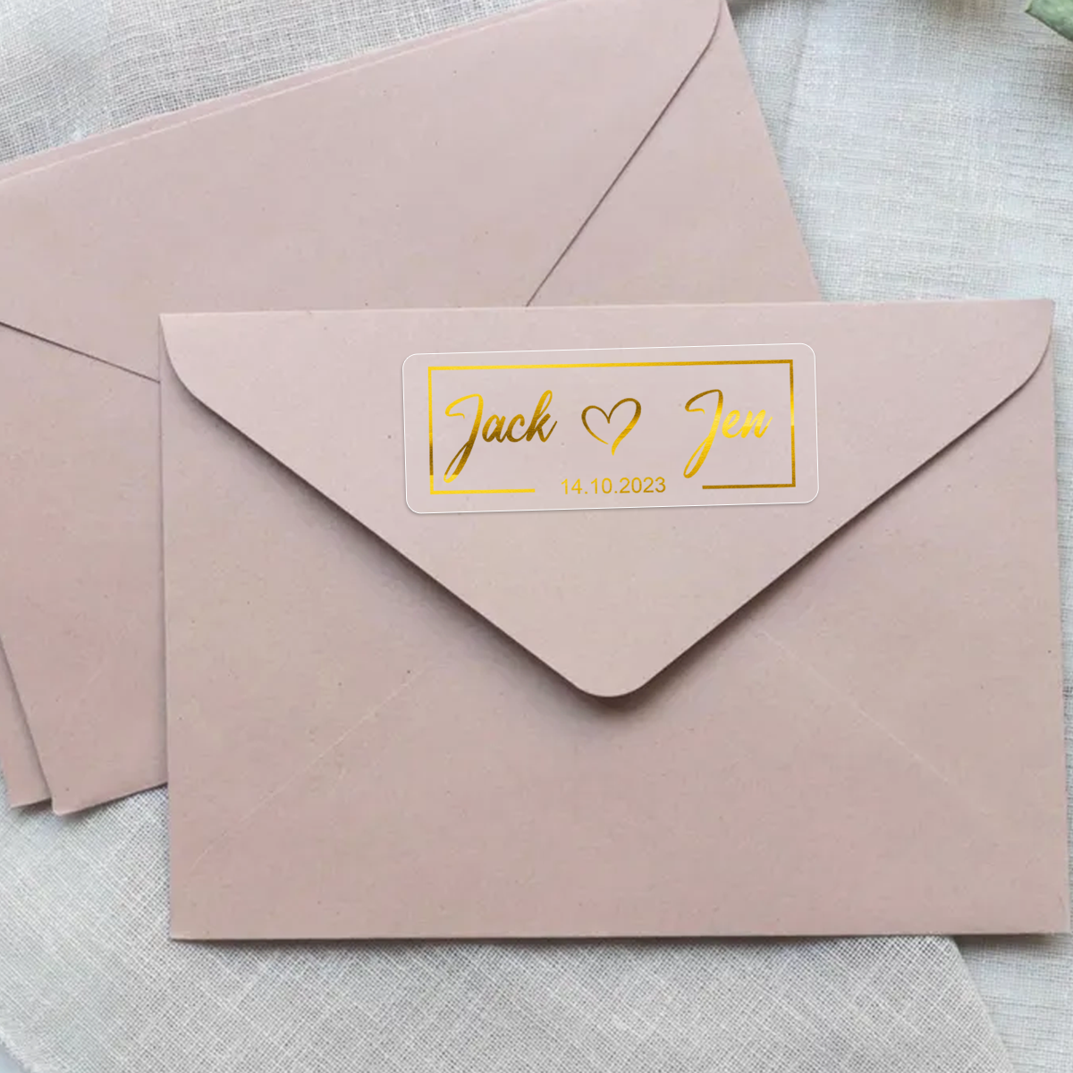 30-240pcs Custom Gold Stamping - مراجعة Personalised Candle Label وسعره