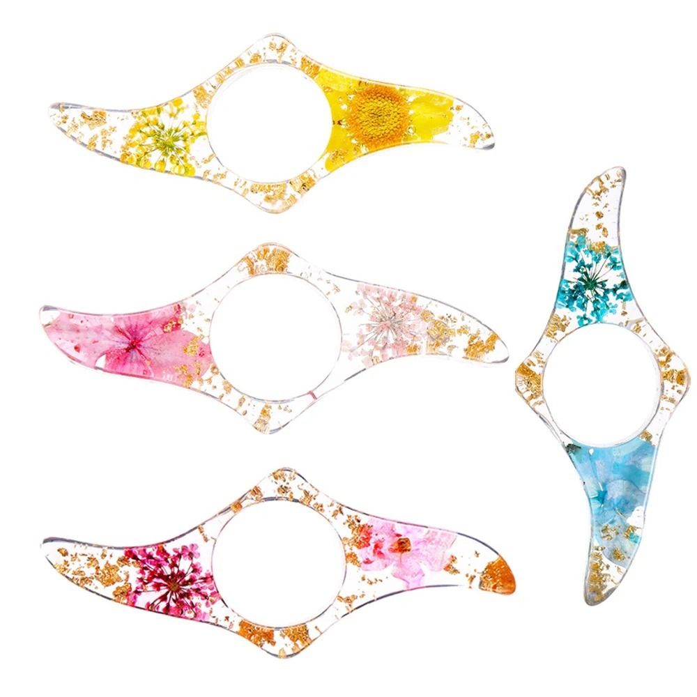 Book Accessories Acrylic Thumb - مراجعة Dried Flower Bookmark وسعره