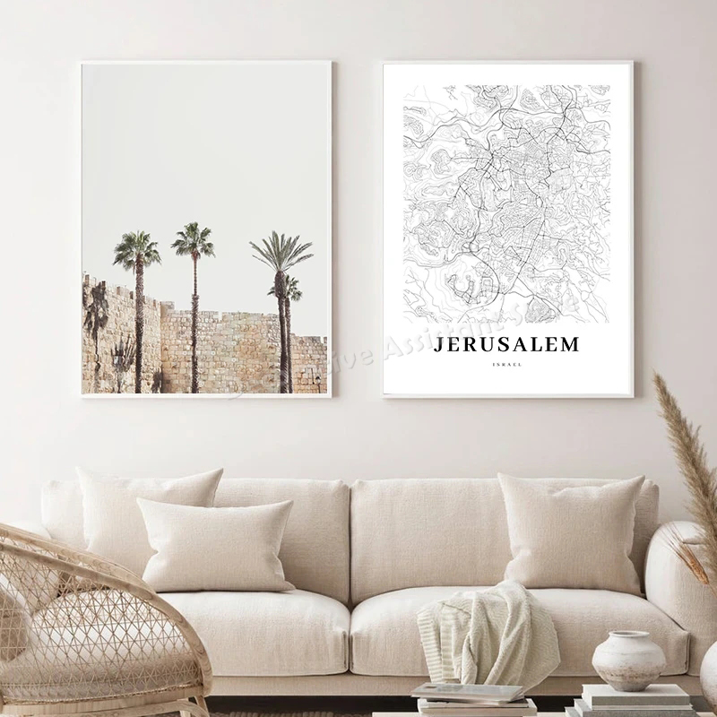 Tel Aviv Map Print Israel City - مراجعة Custom Star Map وسعره