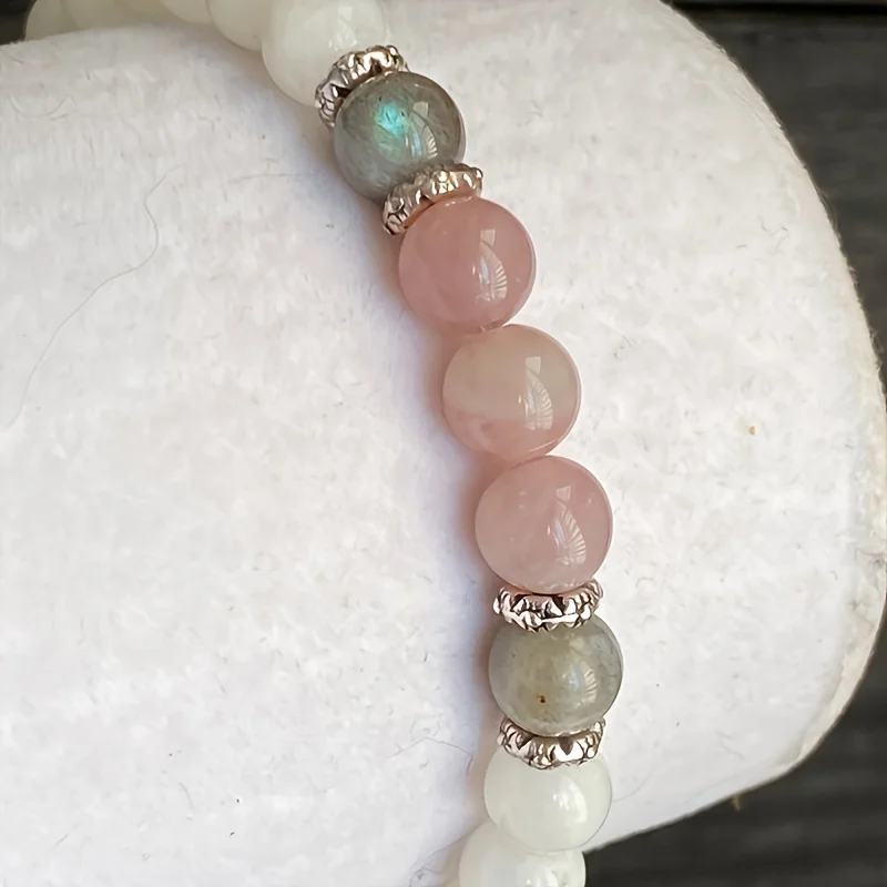 New Moonstone, Labradorite and - مراجعة Coordinates Bracelet وسعره