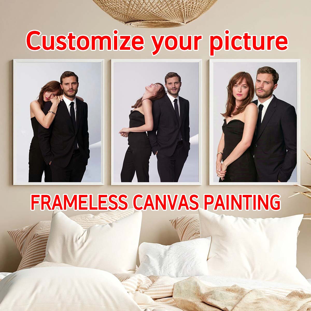 Custom Print Canvas Painting F - مراجعة Pet Portrait Custom وسعره