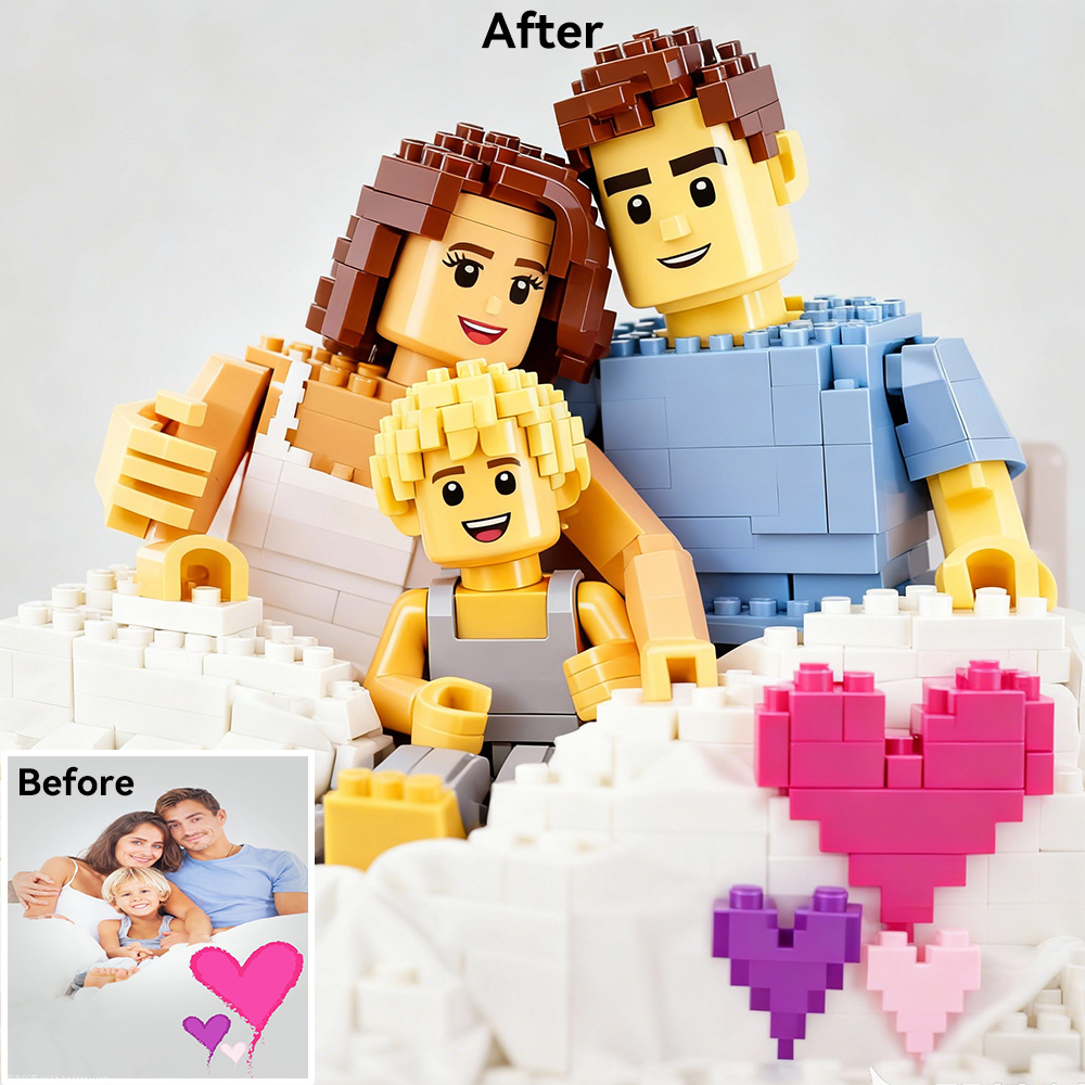 Custom Cartoon Building Block  - مراجعة Pet Portrait Custom وسعره
