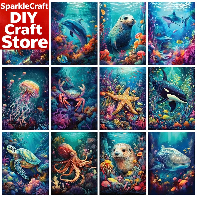 1PC frameless  Full Square Rou - مراجعة Photo Mosaic Print وسعره