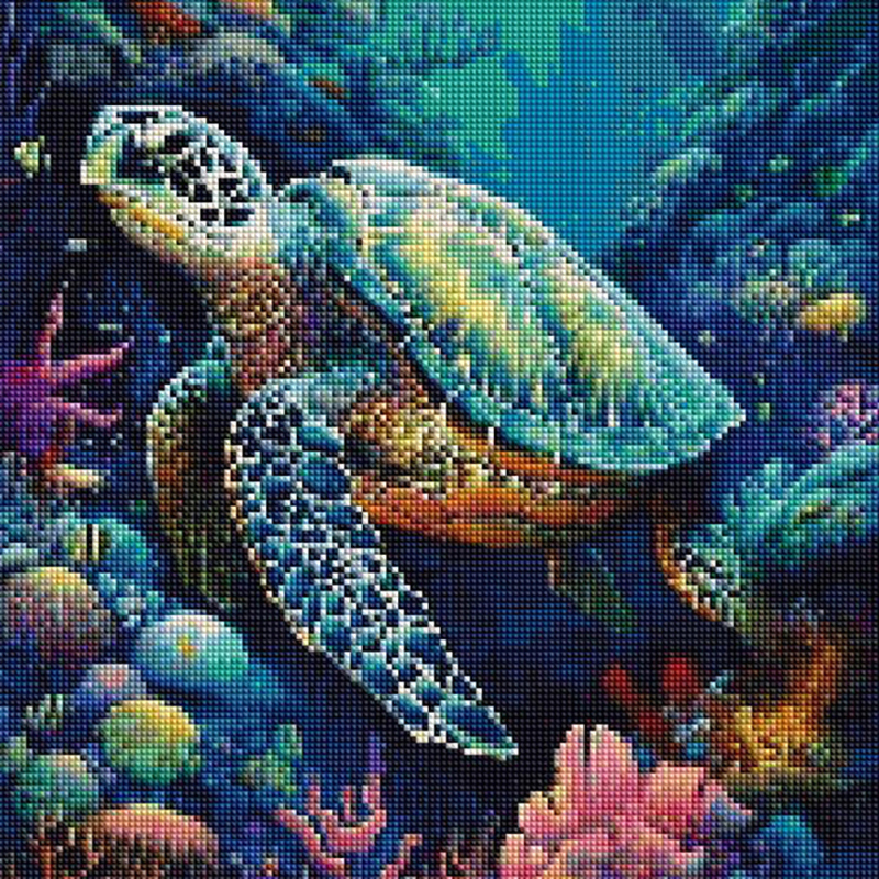1PC frameless  Full Square Rou - مراجعة Photo Mosaic Print وسعره