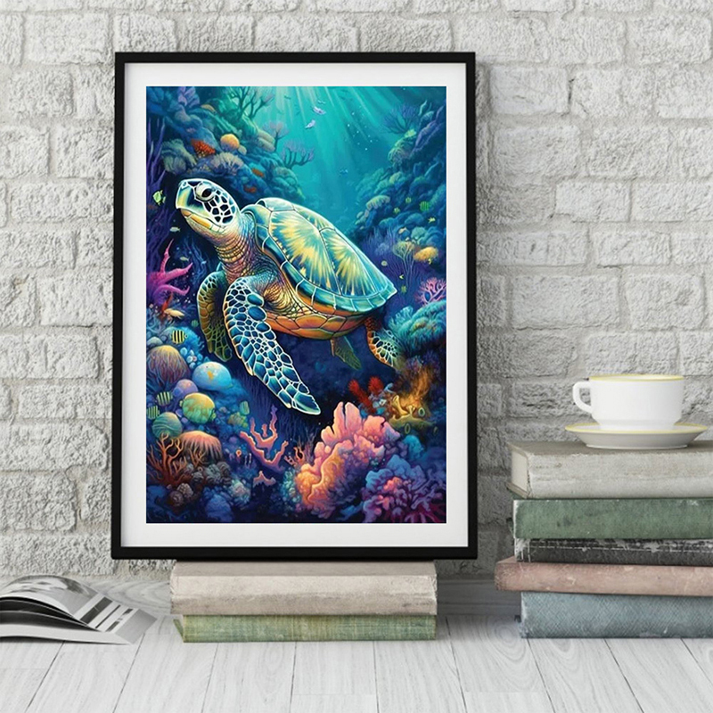 1PC frameless  Full Square Rou - مراجعة Photo Mosaic Print وسعره