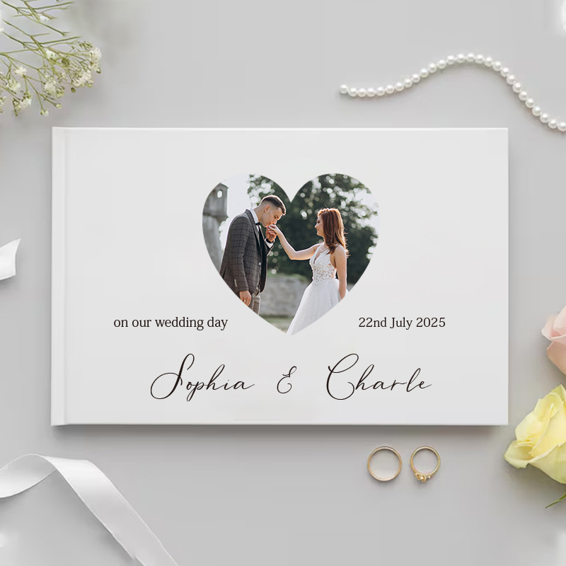 Personalized Guest Book for We - مراجعة Custom Photo Book وسعره
