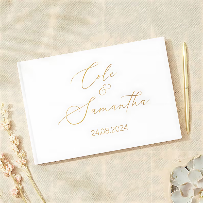 Personalized Guest Book for We - مراجعة Custom Photo Book وسعره