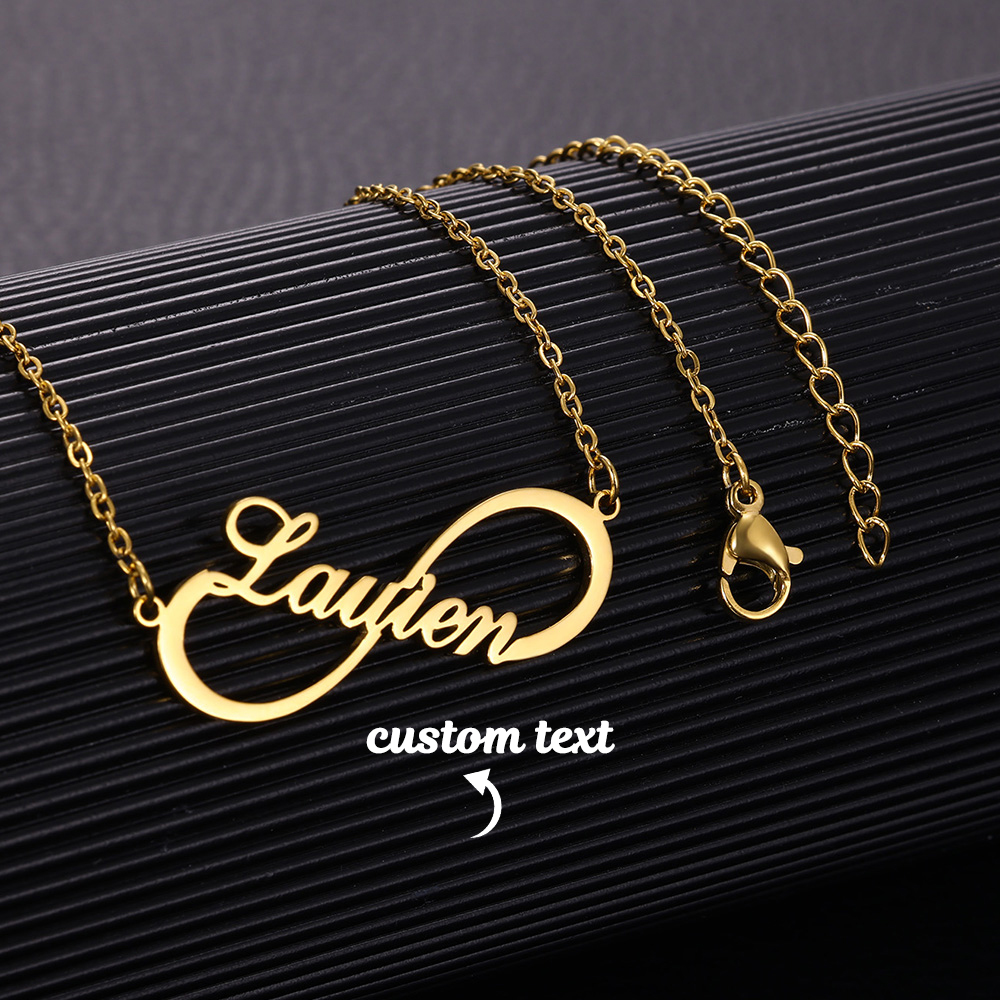 Custom Name Infinity Necklaces - مراجعة Name Necklace Custom وسعره