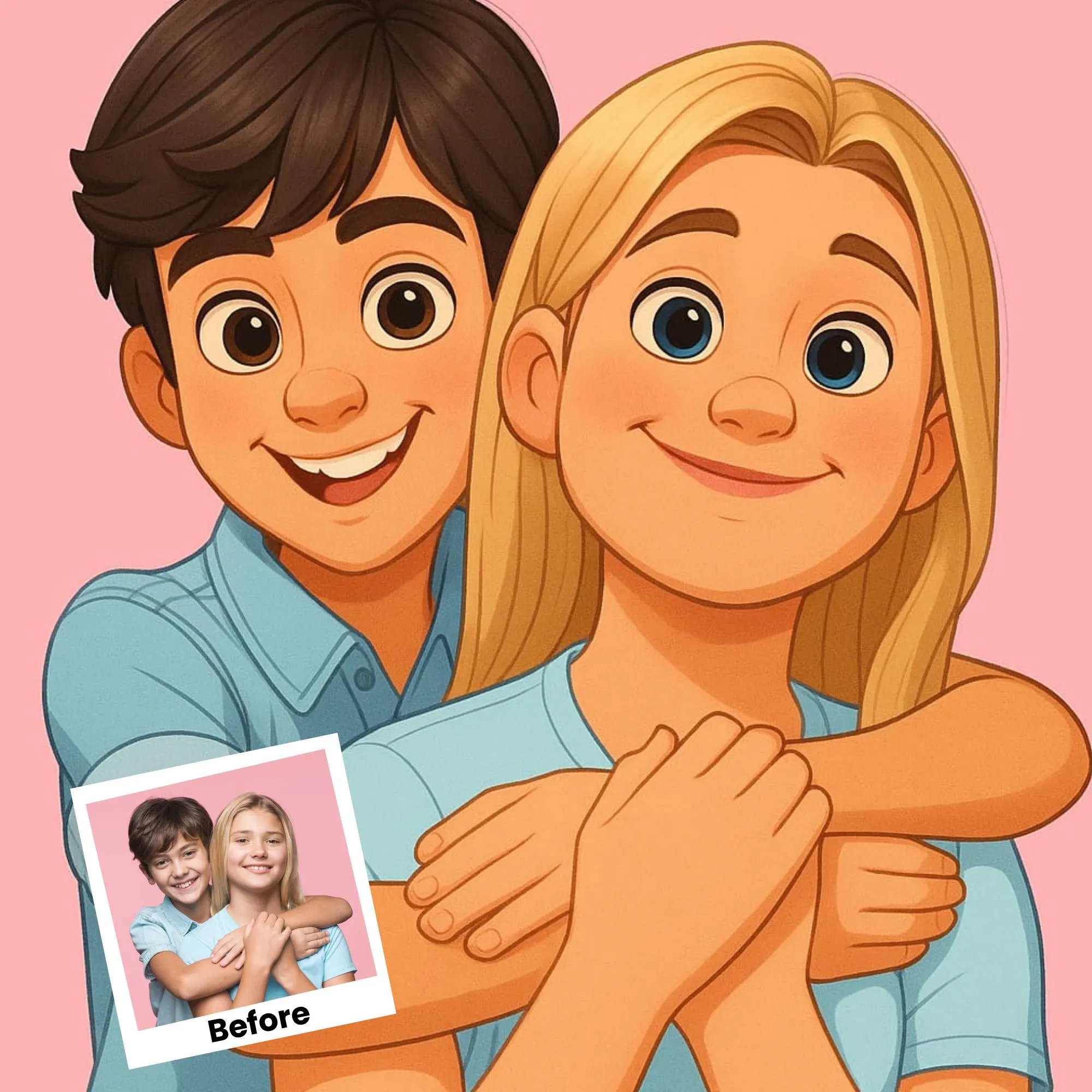 Custom Animated Character Fami - مراجعة Pet Portrait Custom وسعره